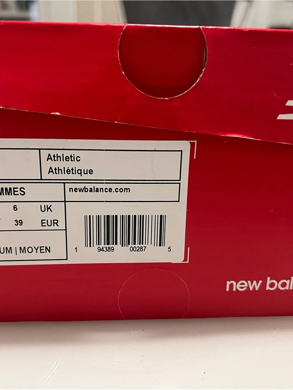New Balance Men’s Grey Knit Sneakers with Tan Accent